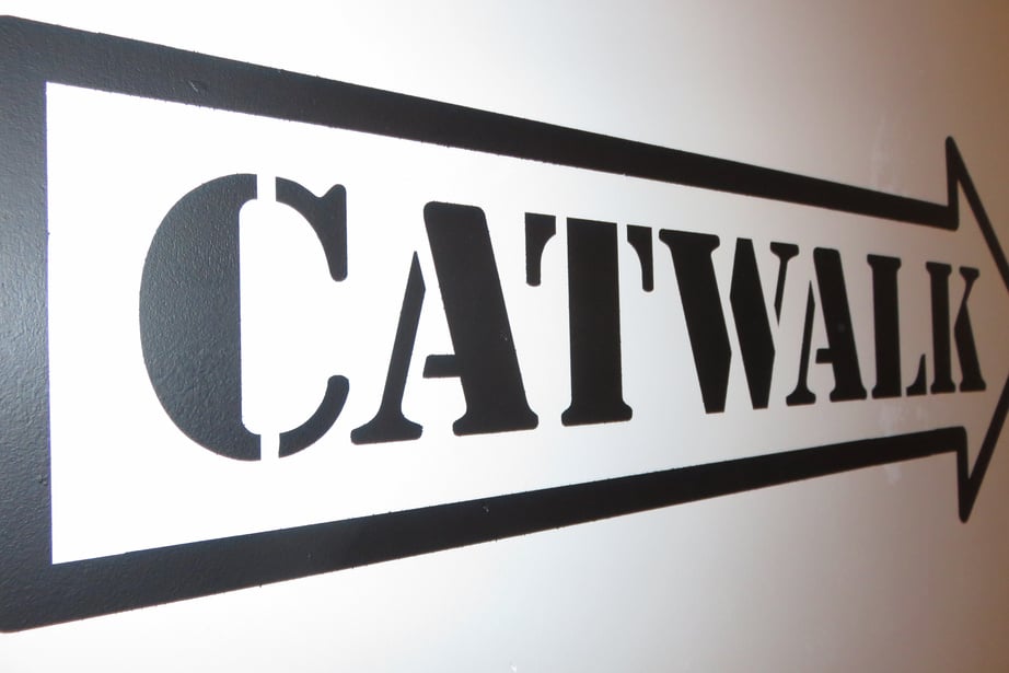 Catwalk sign